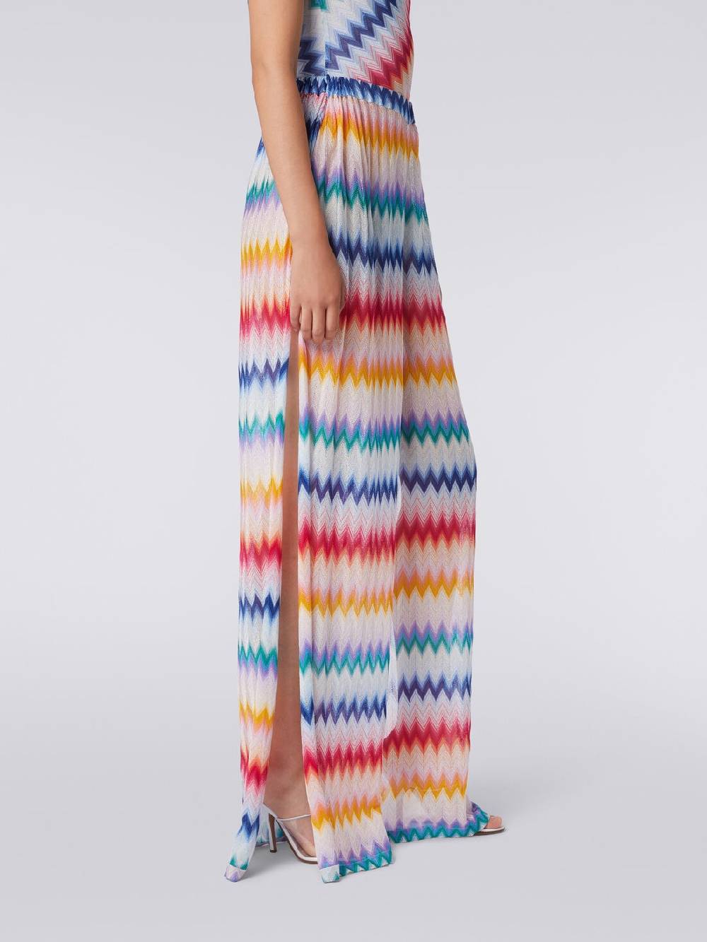 M Missoni Pantaloni copricostume zig zag con lurex Solo un giorno rimasto