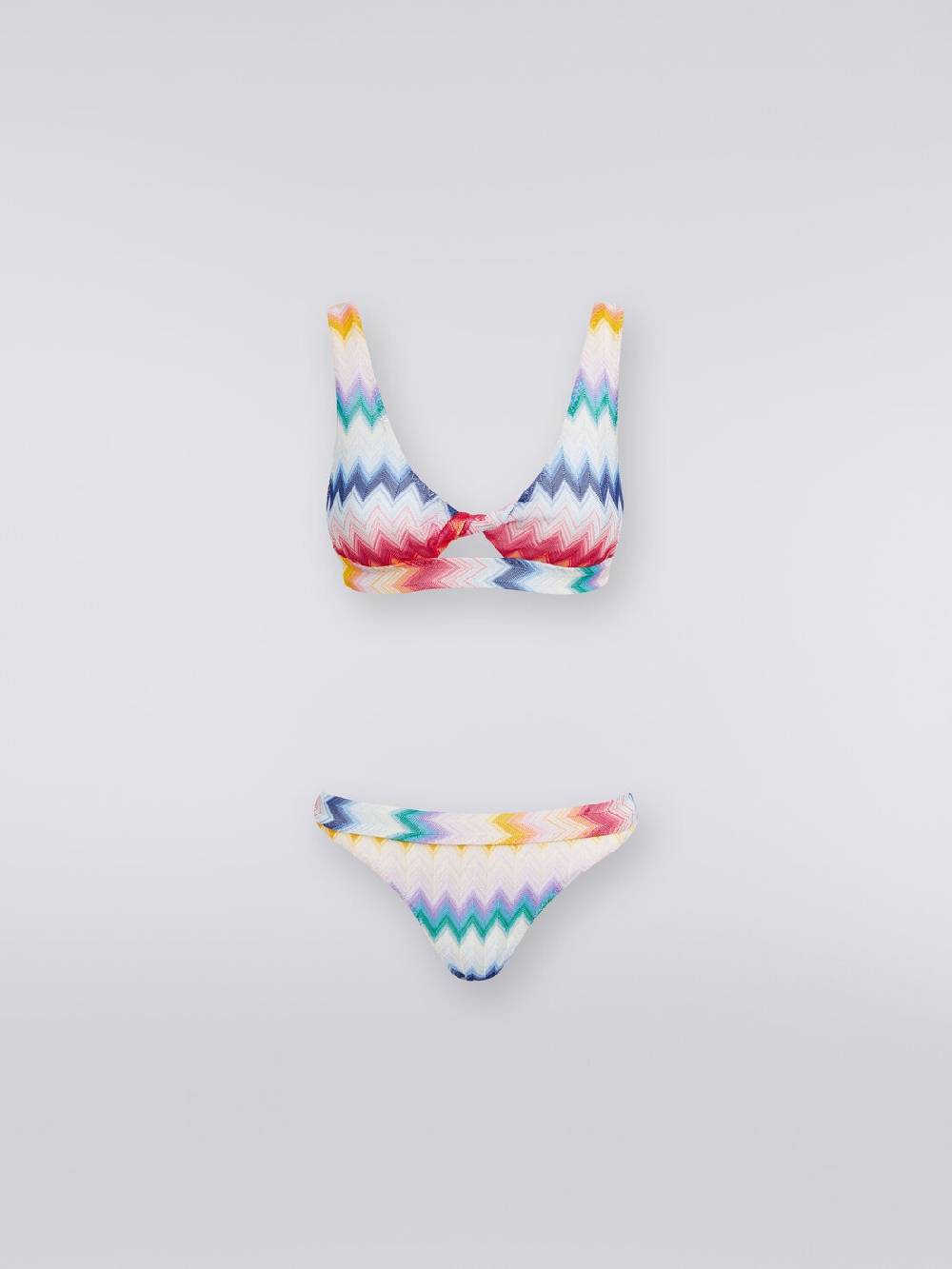 M Missoni Bikini in viscosa zig zag con lurex 2025