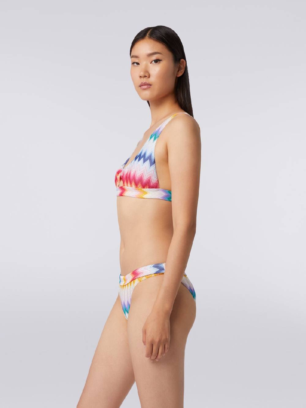 M Missoni Bikini in viscosa zig zag con lurex 2025