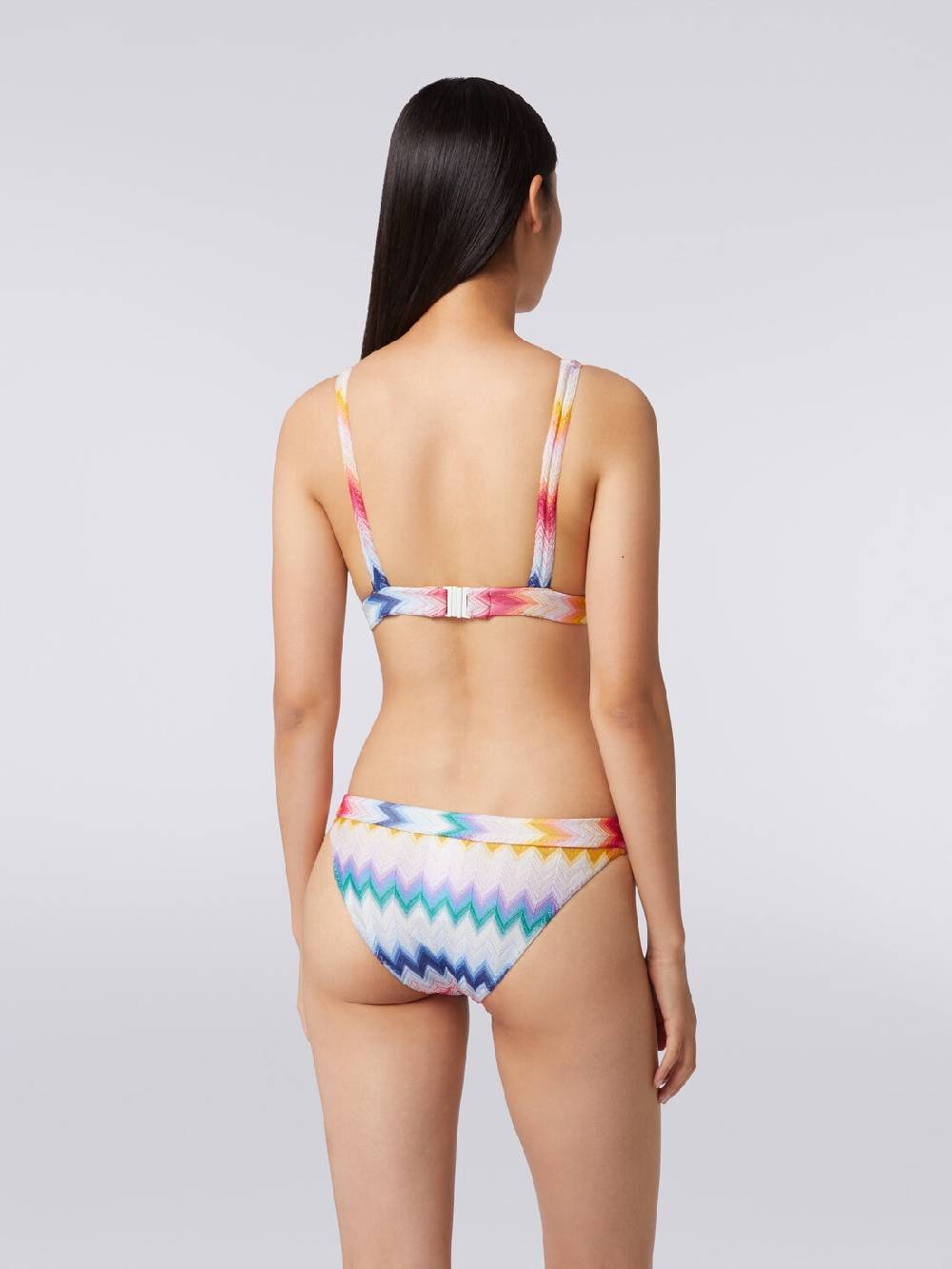 M Missoni Bikini in viscosa zig zag con lurex 2025