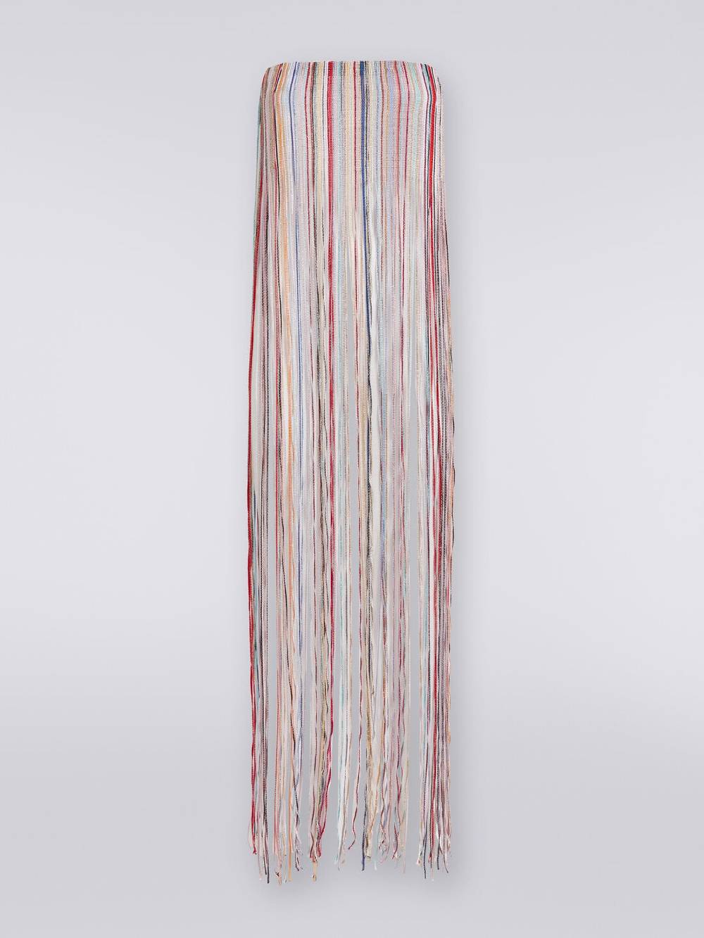 M Missoni Abito copricostume a bustier con frange e lurex Nuovo