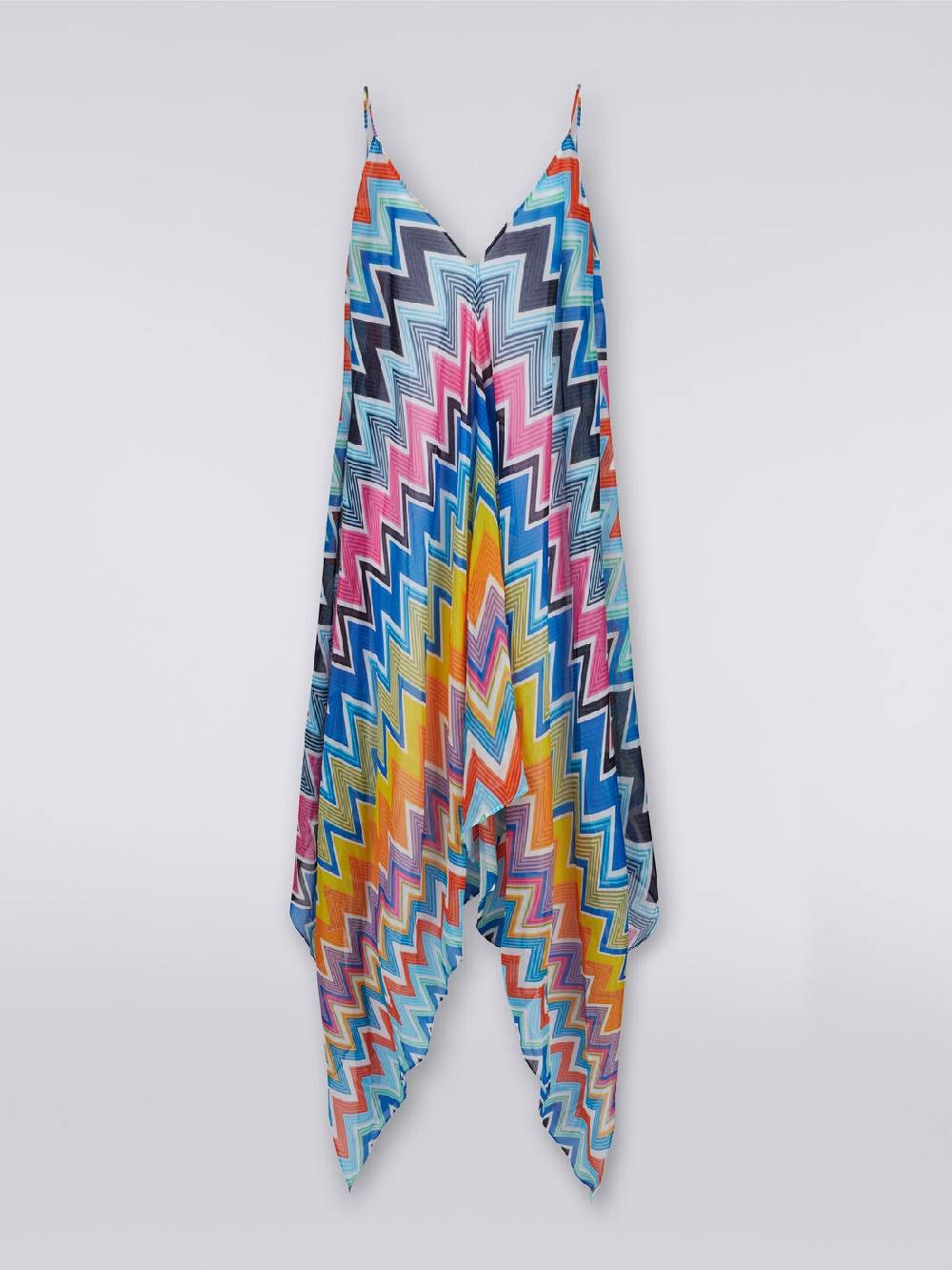 M Missoni Copricostume lungo taglio foulard in cotone e seta stampato Qualità Garantita