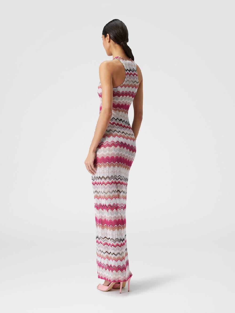 M Missoni Abito copricostume lungo in crochet con lurex Novità