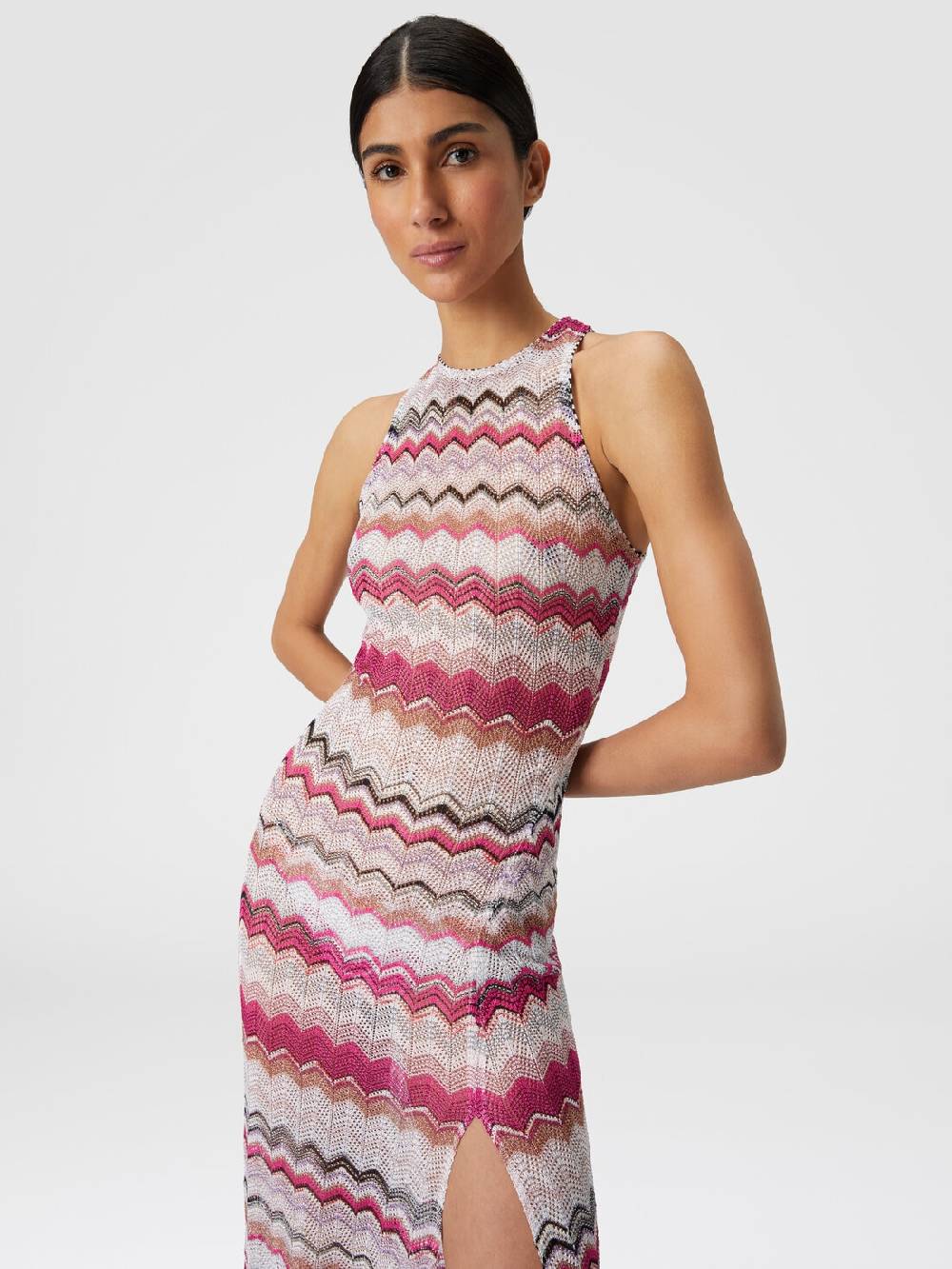 M Missoni Abito copricostume lungo in crochet con lurex Novità