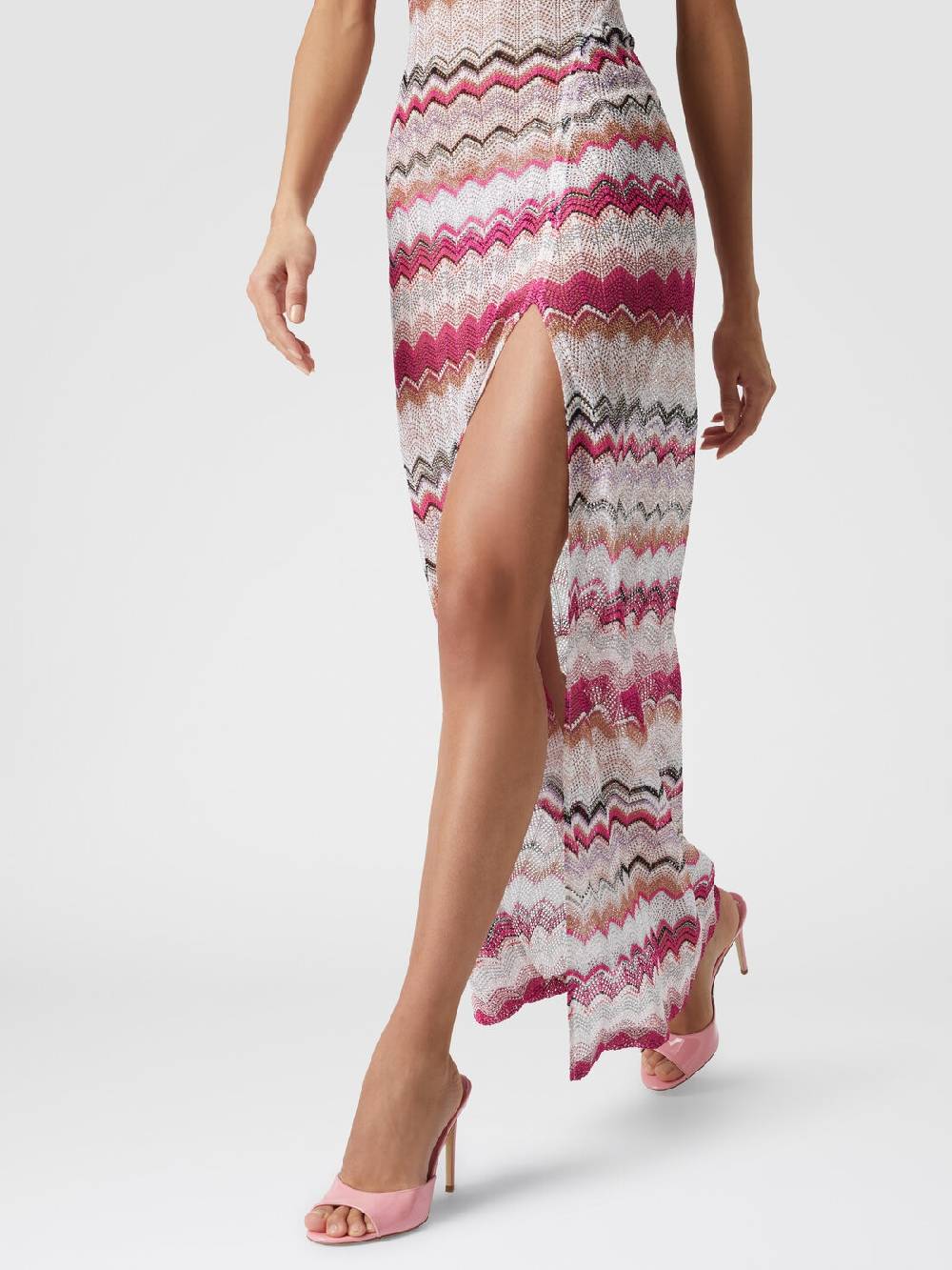 M Missoni Abito copricostume lungo in crochet con lurex Novità