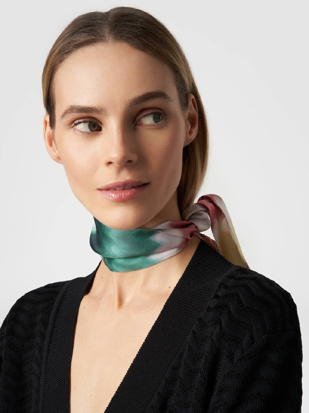 M Missoni Foulard in seta chevron Outlet