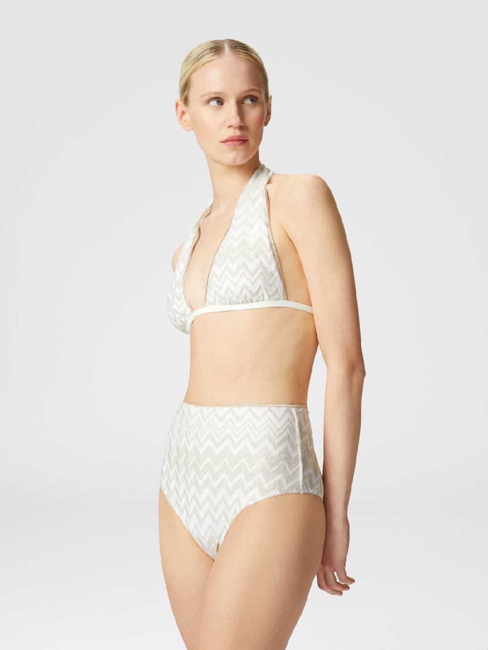 M Missoni Bikini in misto viscosa chevron tono su tono con lurex Sconto di tempo limitato