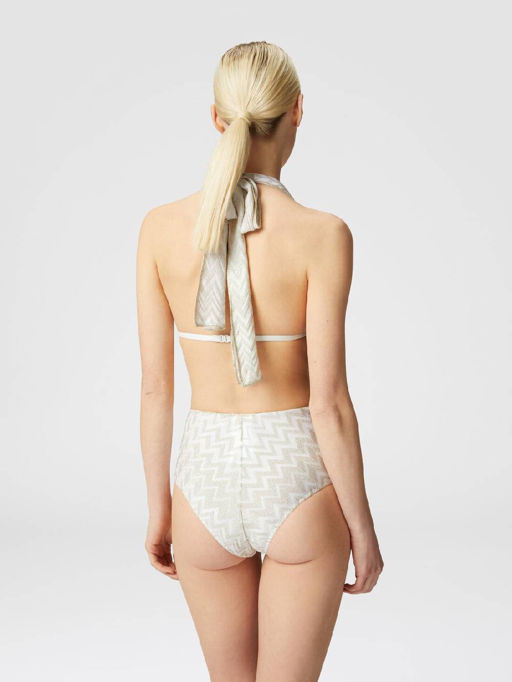 M Missoni Bikini in misto viscosa chevron tono su tono con lurex Sconto di tempo limitato