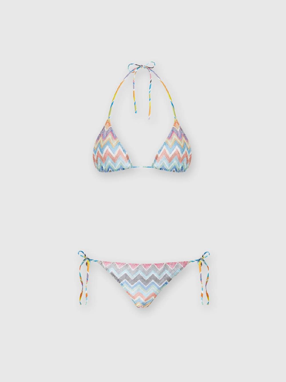M Missoni Bikini in misto viscosa zig zag con lurex Prezzo di fabbrica