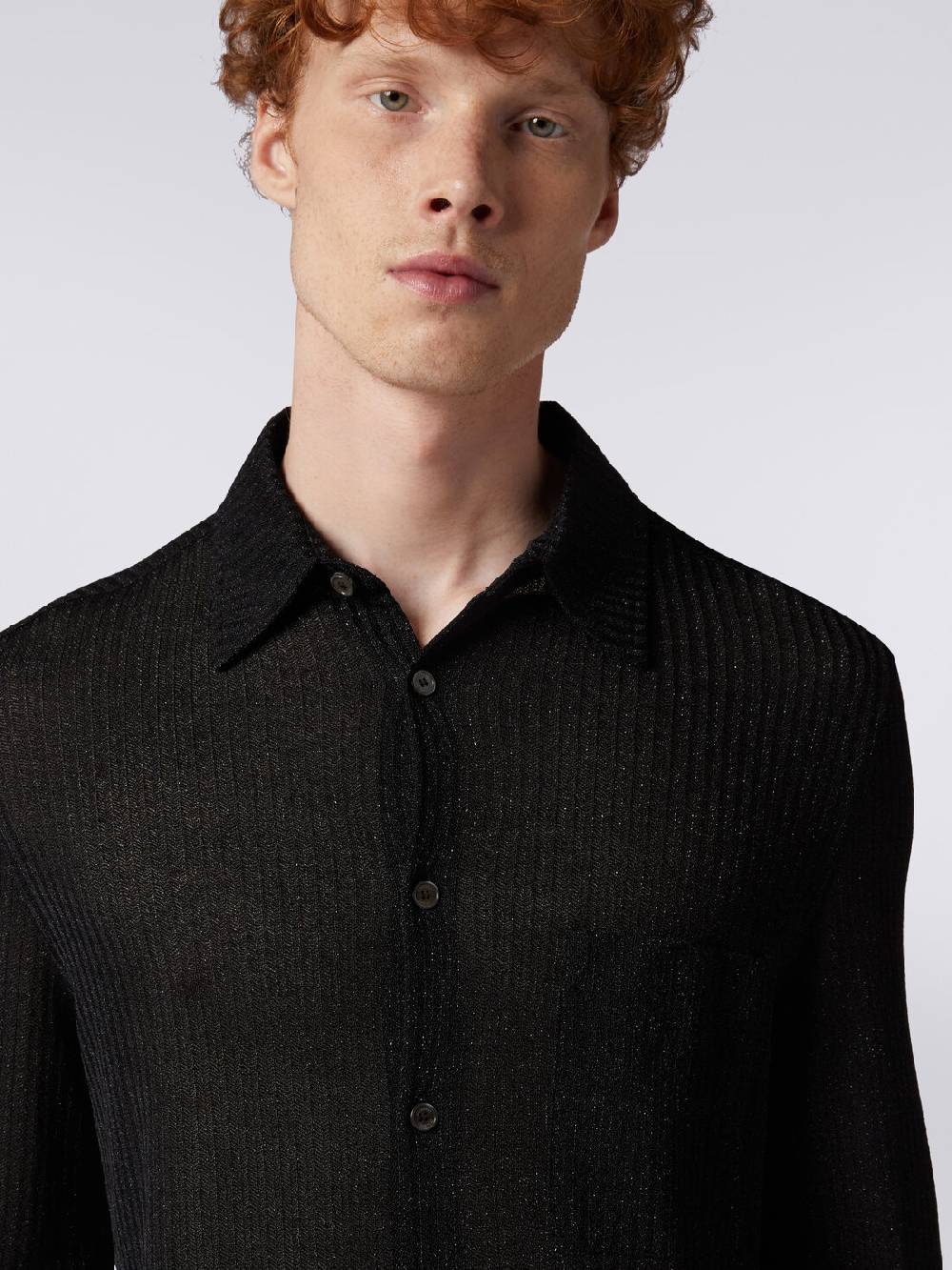 M Missoni Camicia a maniche lunghe in misto viscosa con lurex Offerta San Valentino
