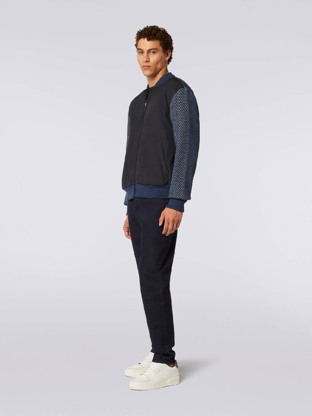 M Missoni Bomber in misto cotone e nylon Latest fashion