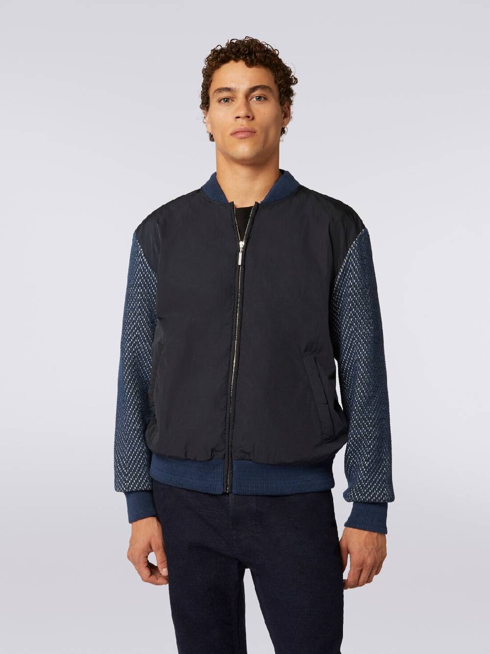 M Missoni Bomber in misto cotone e nylon Latest fashion
