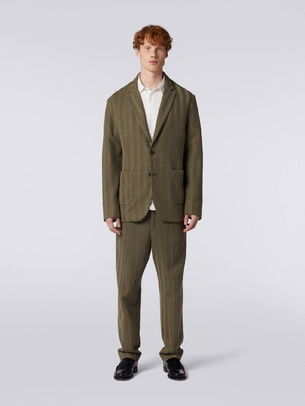 M Missoni Blazer in cotone e viscosa chevron Prezzo basso
