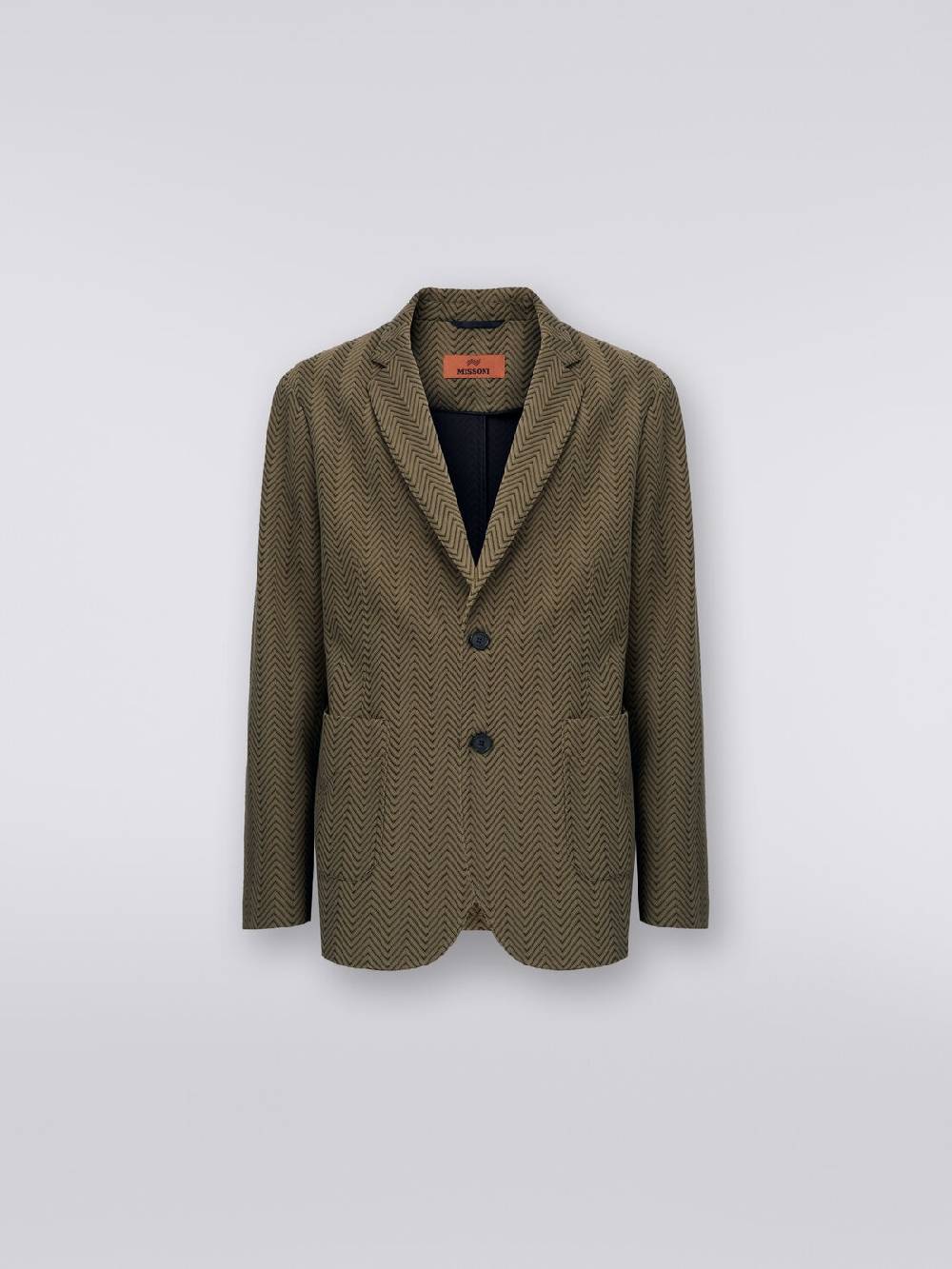 M Missoni Blazer in cotone e viscosa chevron Prezzo basso