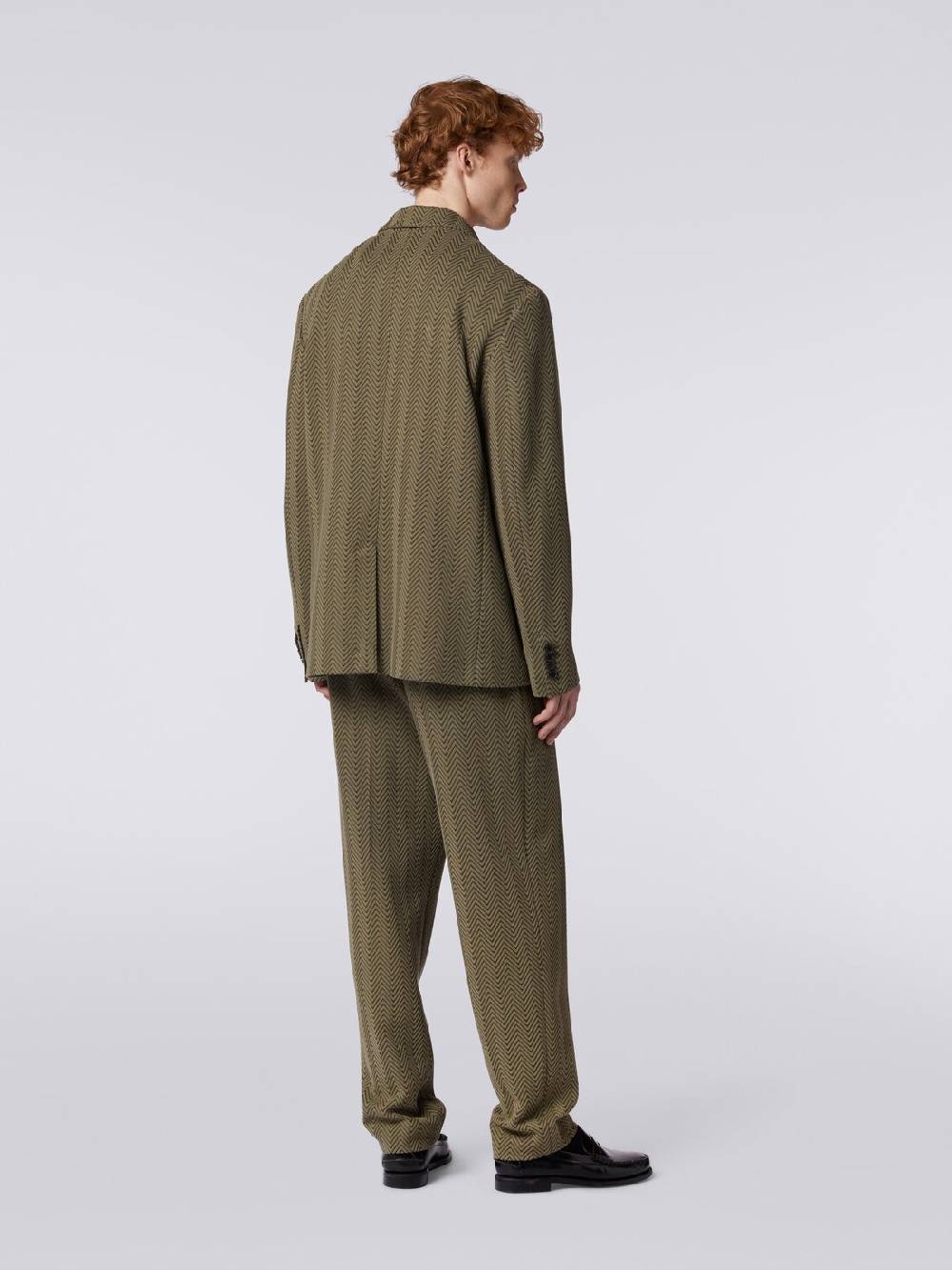 M Missoni Blazer in cotone e viscosa chevron Prezzo basso