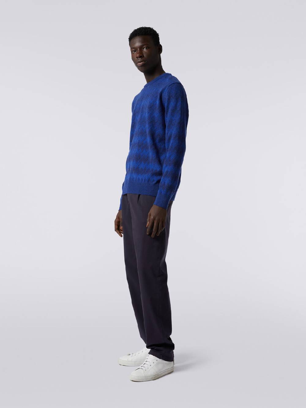 M Missoni Pullover girocollo in cachemire con zig zag Latest stili