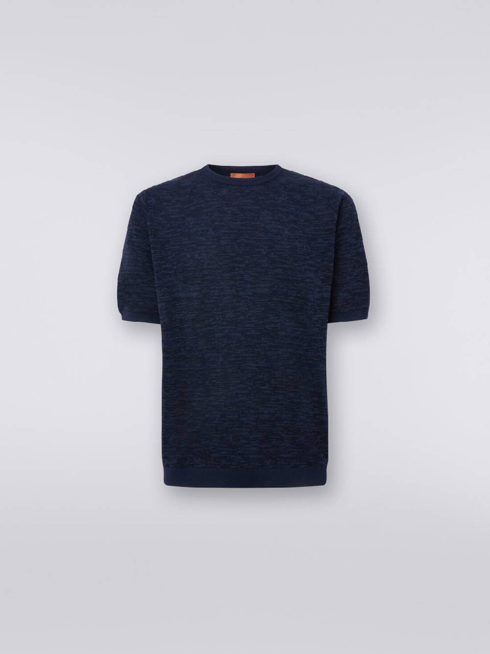 M Missoni Maglia girocollo in cotone e lana fiammata