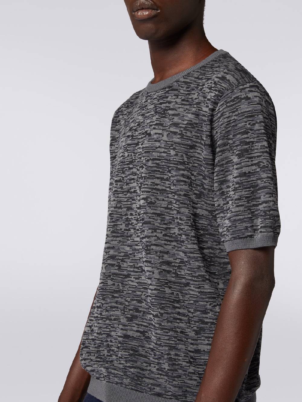 M Missoni Maglia girocollo in cotone e lana fiammata Ultimo giorno