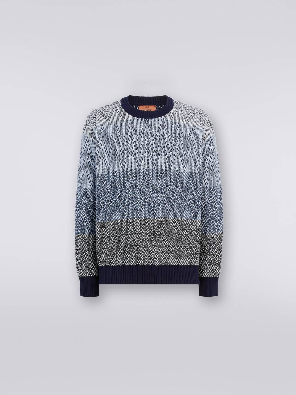 M Missoni Pullover girocollo in cotone zig zag Only for today