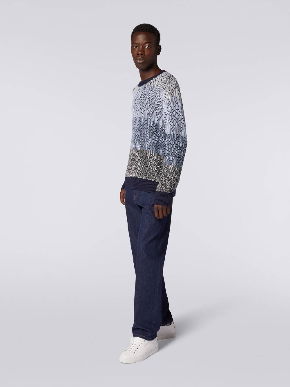M Missoni Pullover girocollo in cotone zig zag Only for today