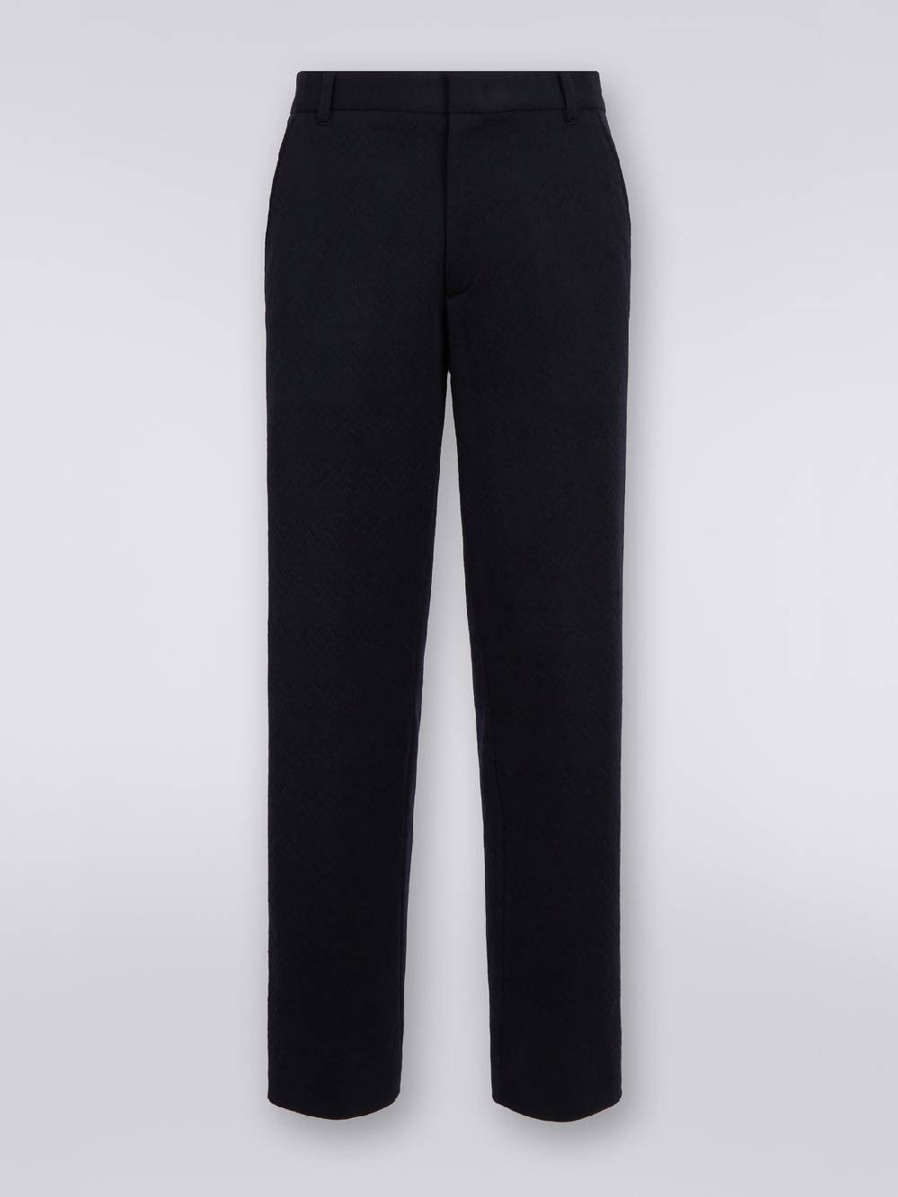 M Missoni Pantaloni in misto lana chevron Offerta speciale della fabbrica