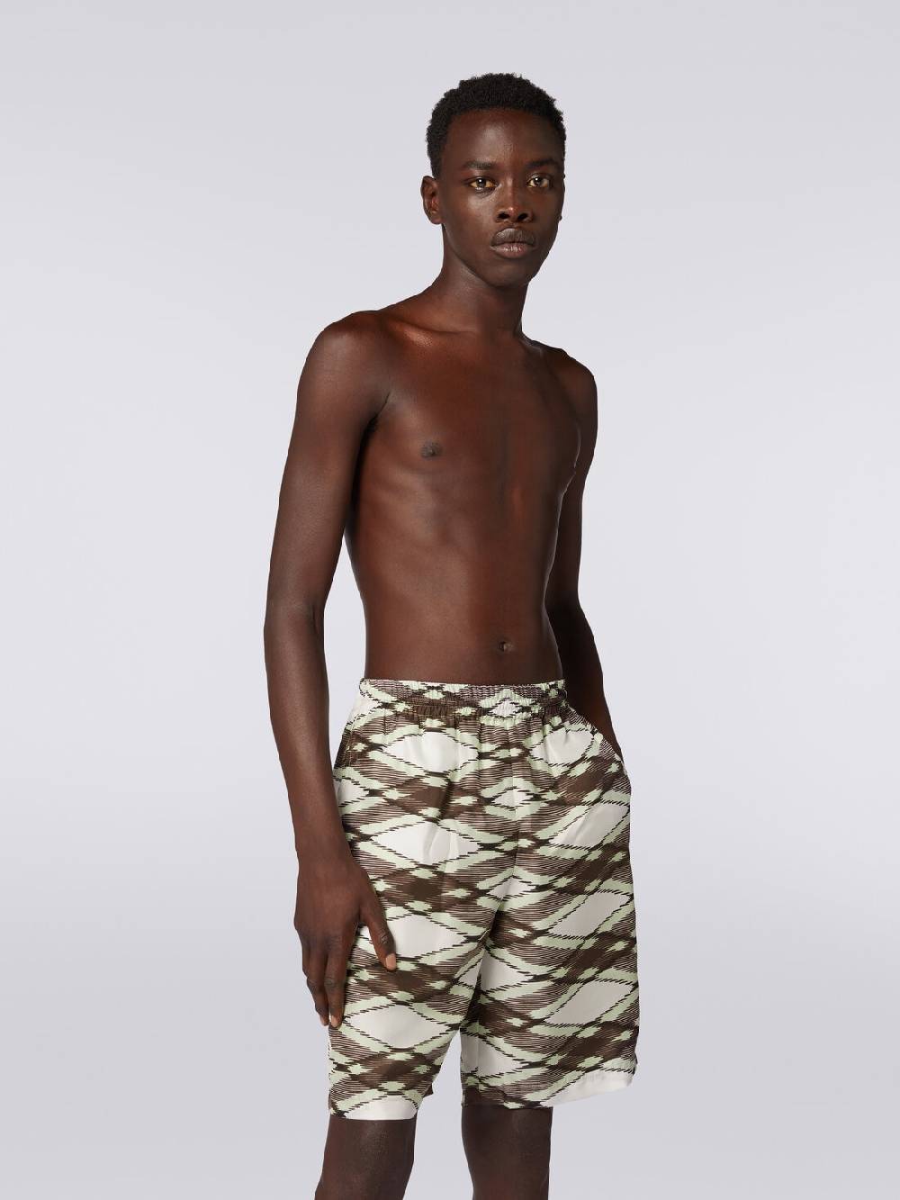 M Missoni Shorts in seta stampata Fino al 55% di sconto