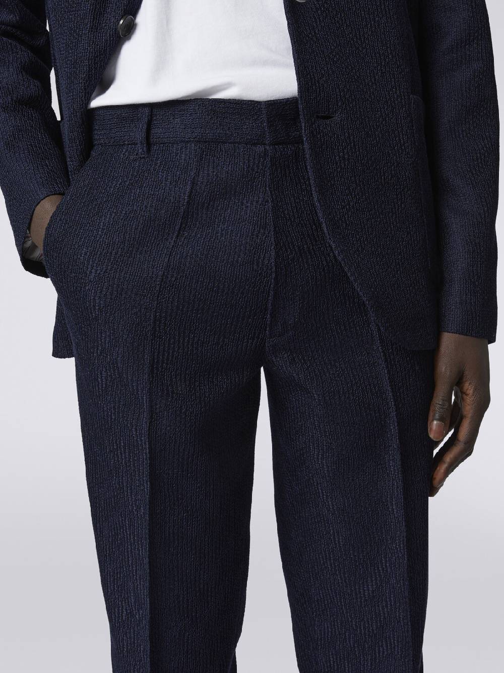 M Missoni Pantaloni chino in cotone chevron Solo un giorno rimasto