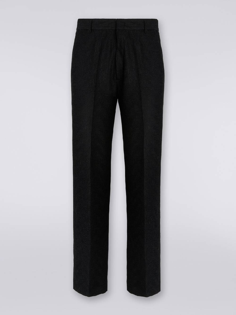M Missoni Pantaloni chino in cotone chevron Super sconto