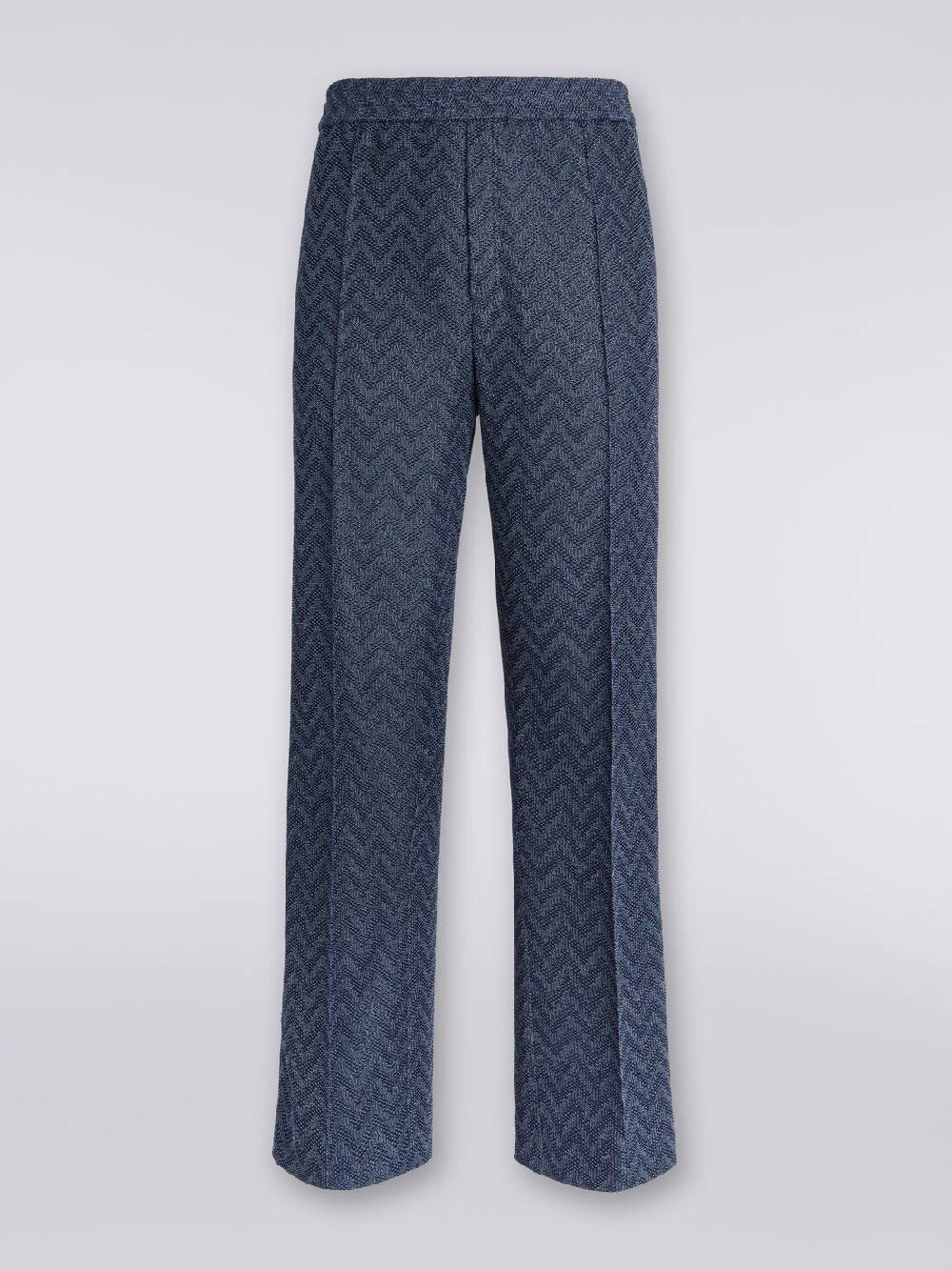 M Missoni Pantaloni dritti in maglia di cotone chevron Enormi sconti