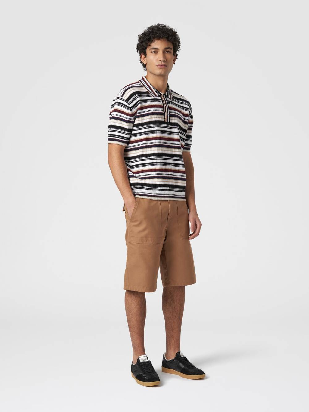 M Missoni Polo in cotone a righe Limitato a 3 giorni