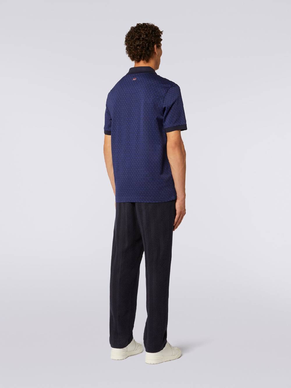 M Missoni Polo a maniche corte in cotone Black Friday Prezzi