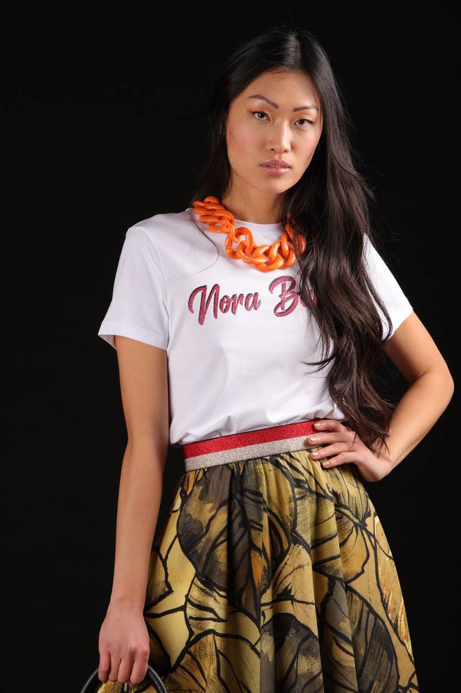 Nora Barth T-shirt con stampa Consegna Veloce