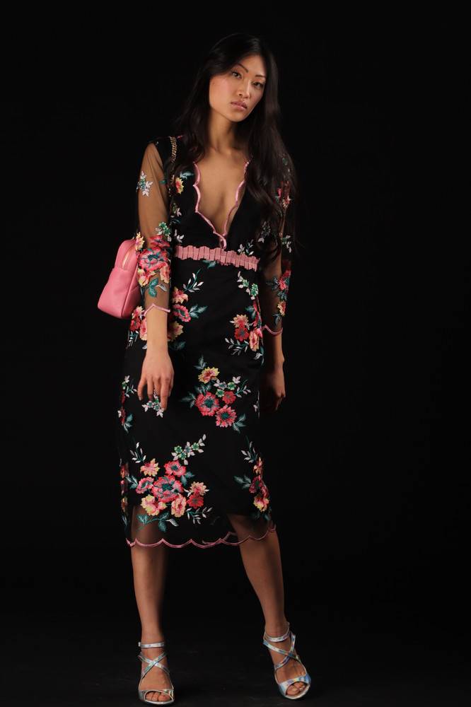 Nora Barth Abito con ricamo Promozione Limitata