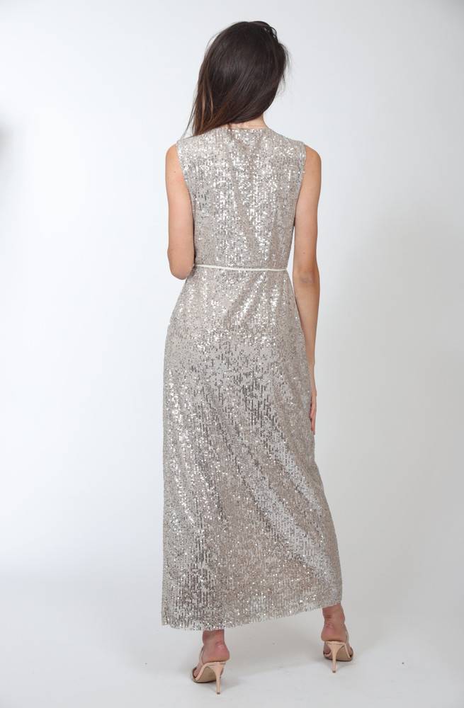 Nora Barth Abito lungo in paillettes Moda