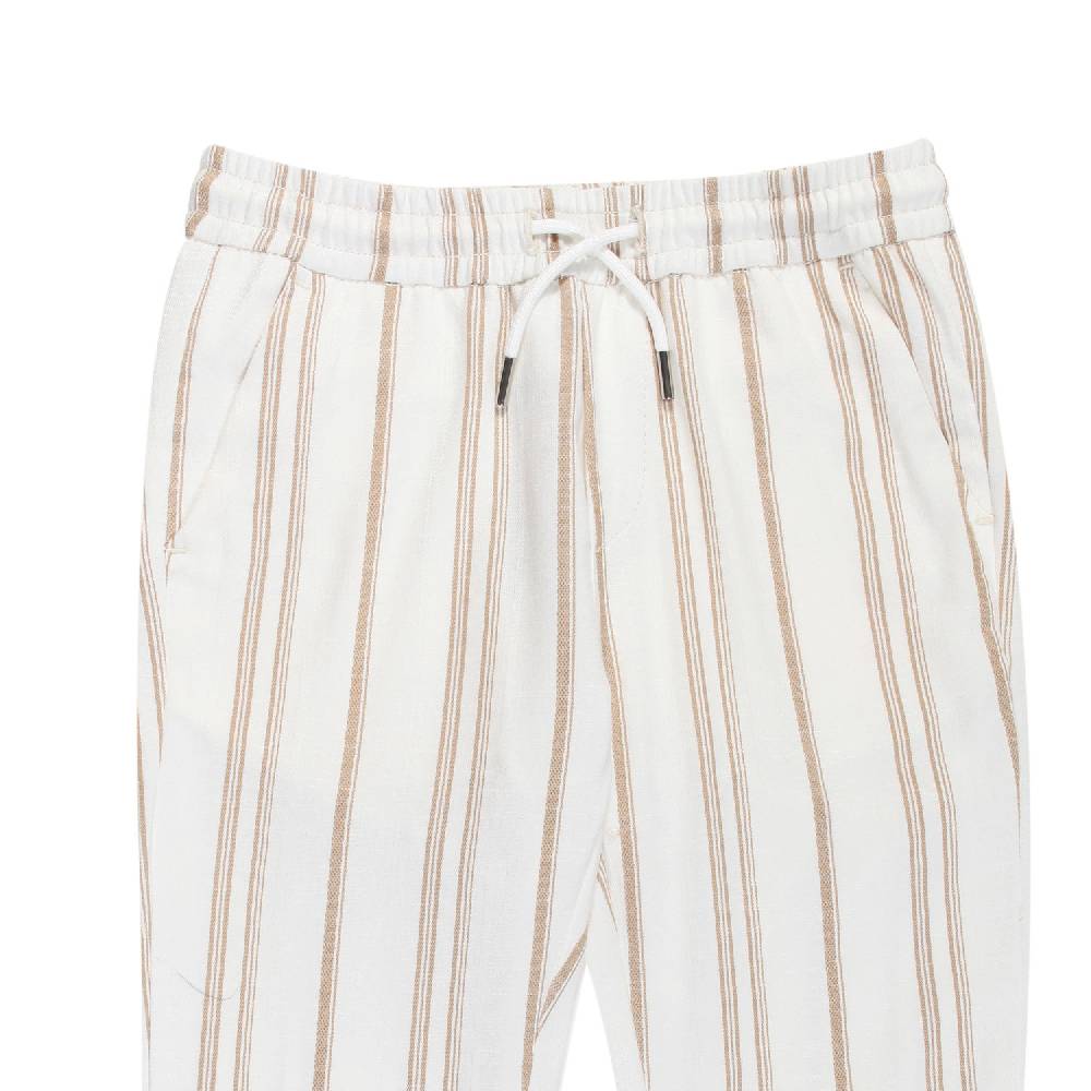 Nupkeet Pantalone Lungo Beige e Bianco – Occhiata Shopping Online