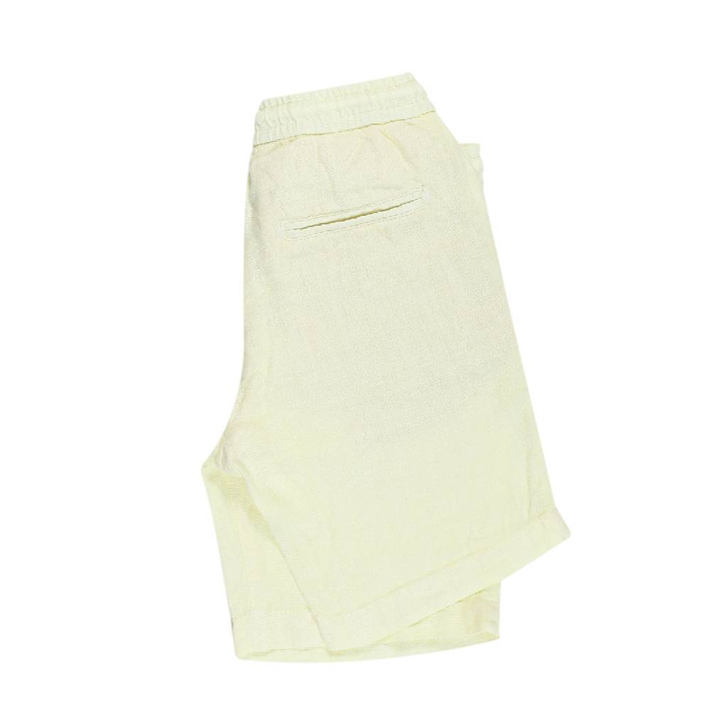 Nupkeet Bermuda Giallo In Lino – Cucolo Offerta