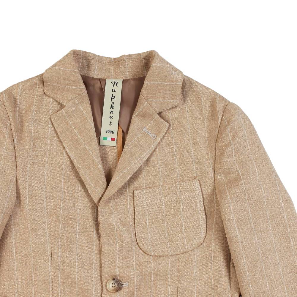 Nupkeet Giacca Monopetto Beige – Cernia Vendite Flash