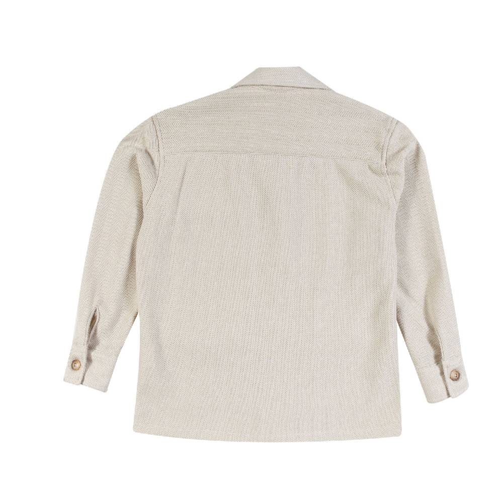 Nupkeet Giacca Beige Collo Italiano – Acciuga Negozio