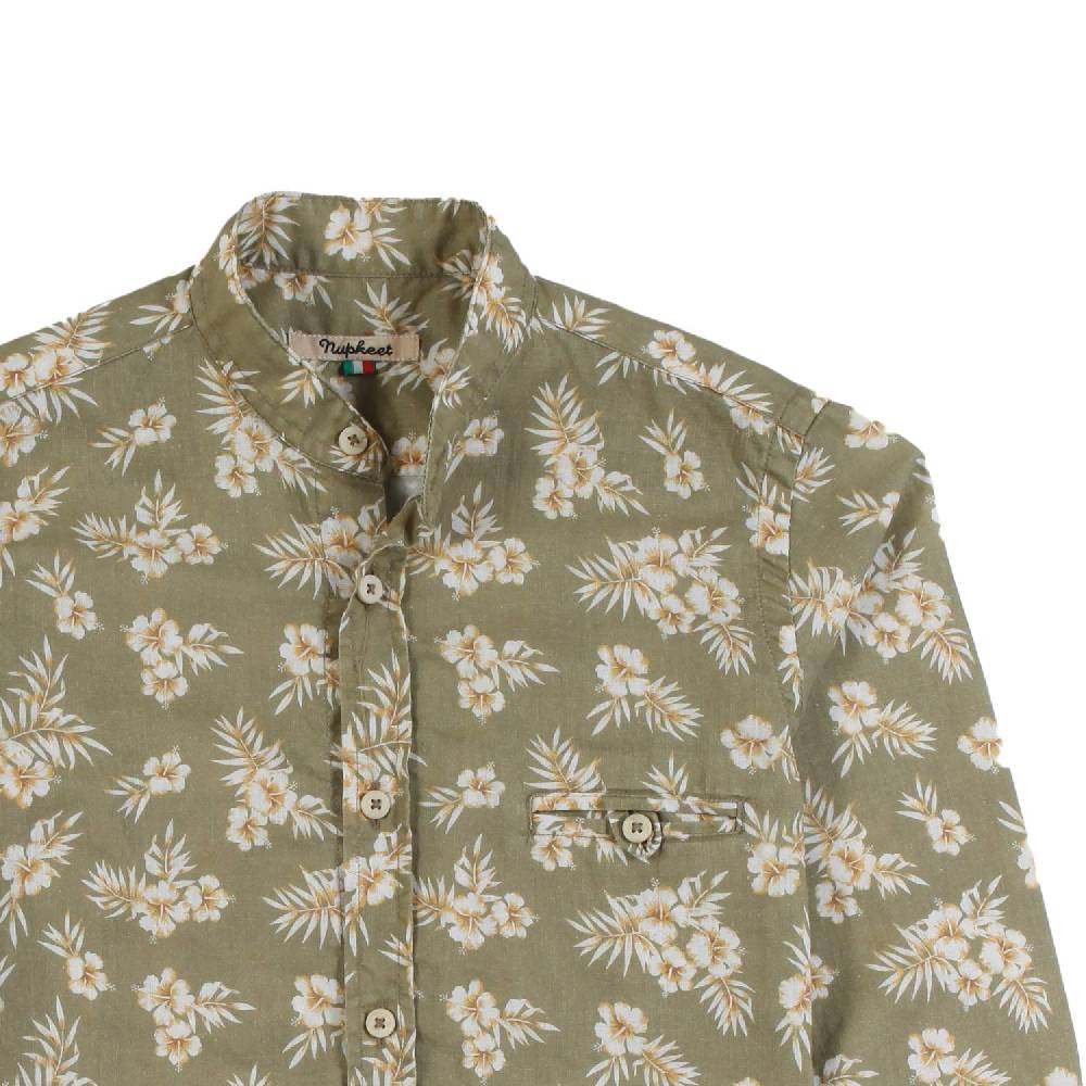 Nupkeet Camicia Collo coreano manica lunga – Ricciola Italia