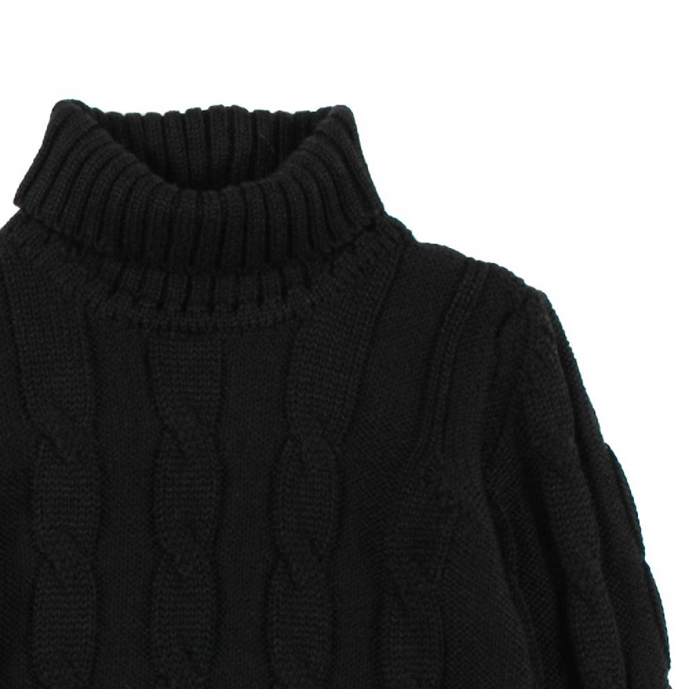 Nupkeet Pullover Collo Alto Nero – Furore Novità