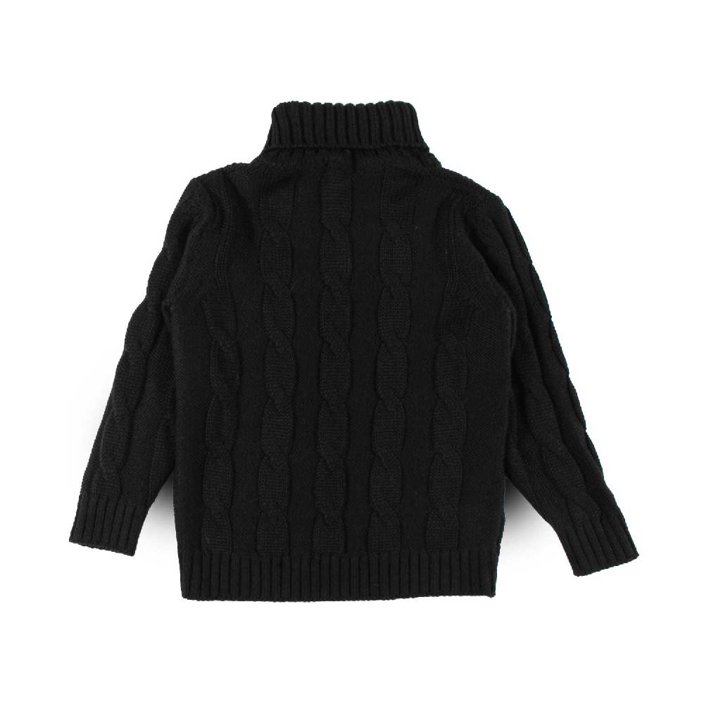 Nupkeet Pullover Collo Alto Nero – Furore Novità
