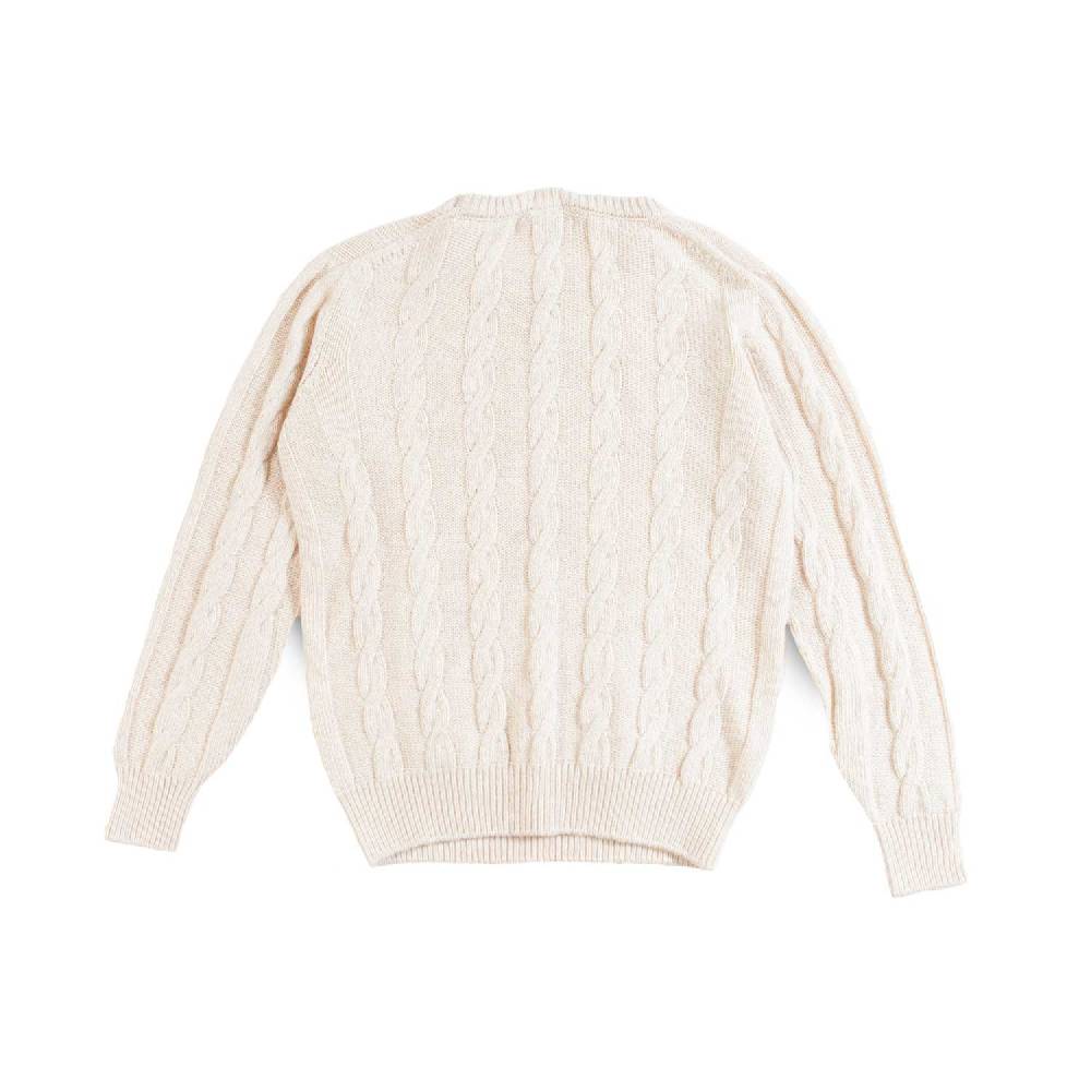 Nupkeet Pullover Girocollo Manica Lunga a Trecce – Varem Economico