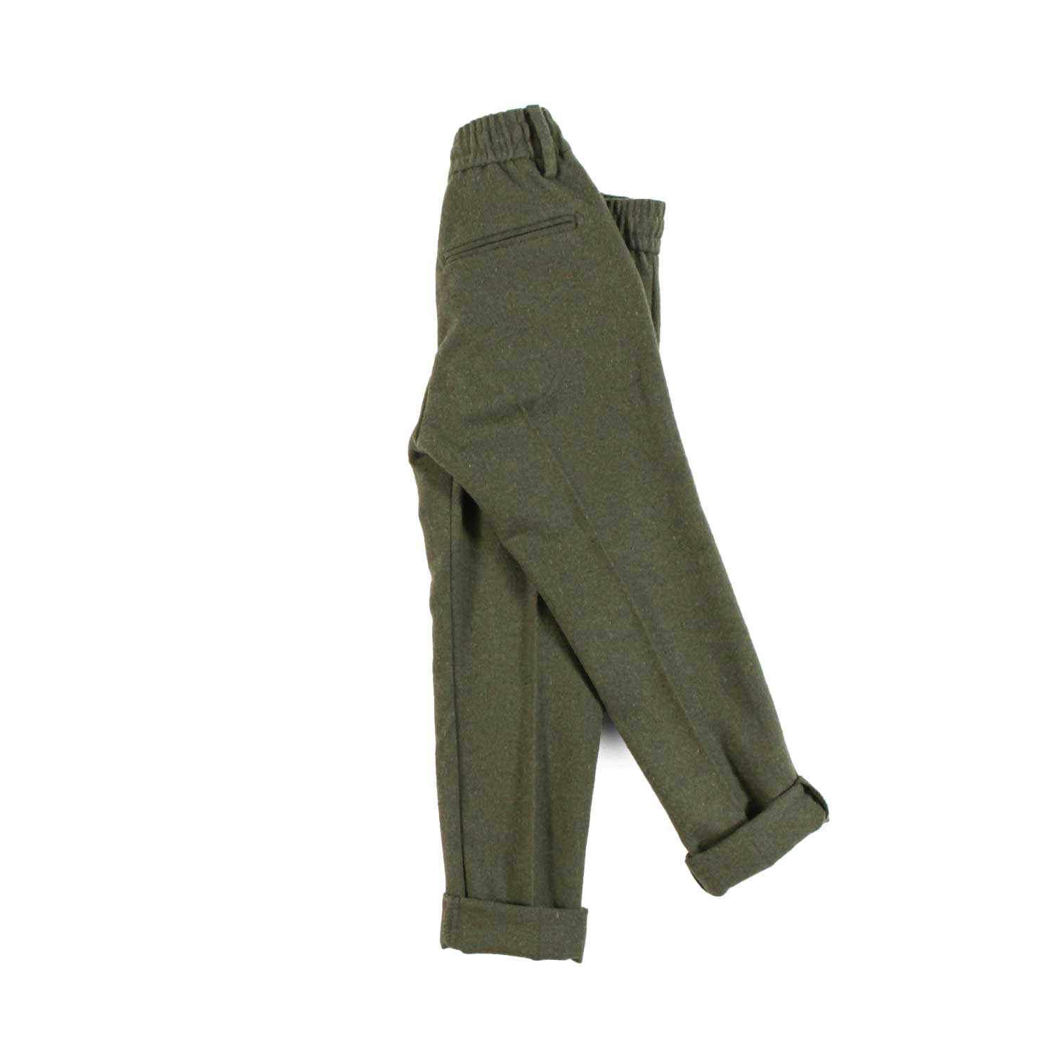 Nupkeet Pantalone con Coulisse in Misto Lana – Nero I Più Venduti