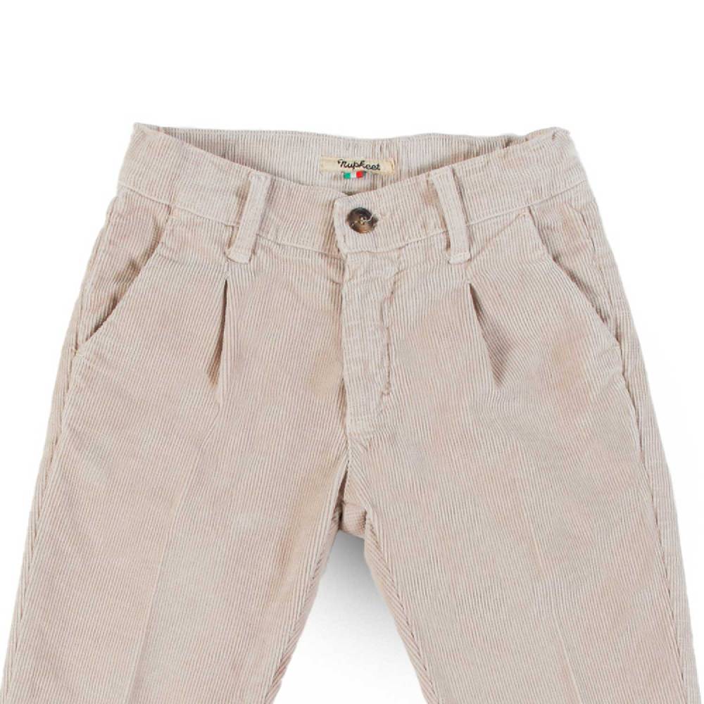 Nupkeet Pantalone con Pinces in Velluto Operato Stretch – Vattern 2025