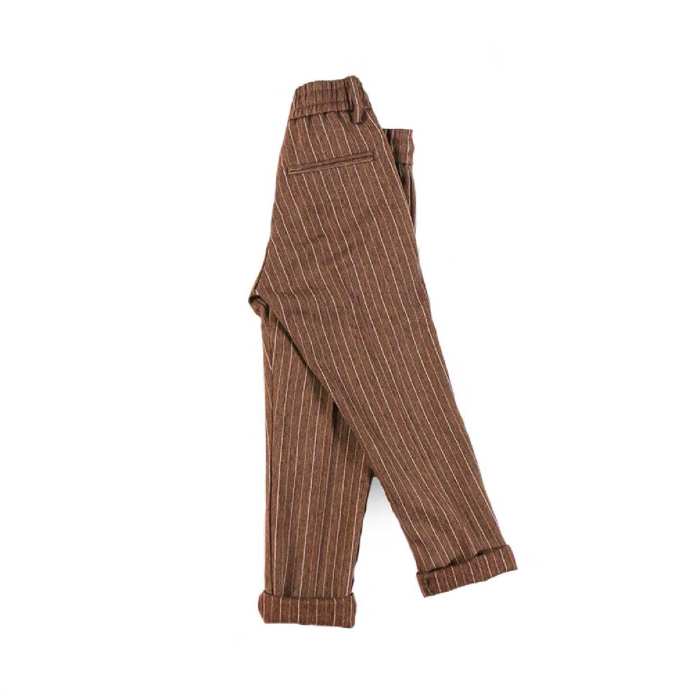 Nupkeet Pantalone con Coulisse in Panno Spinato – Torrei Italy