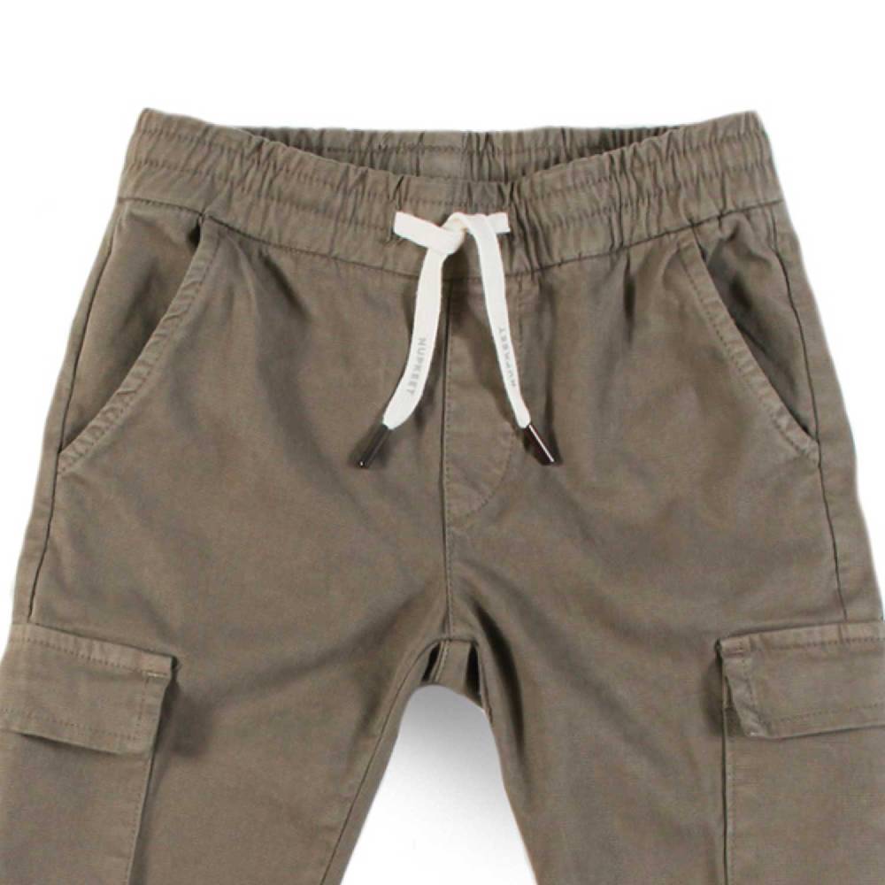 Nupkeet Pantalone con Tasconi e Coulisse in Operato Stretch – Toblino Italia