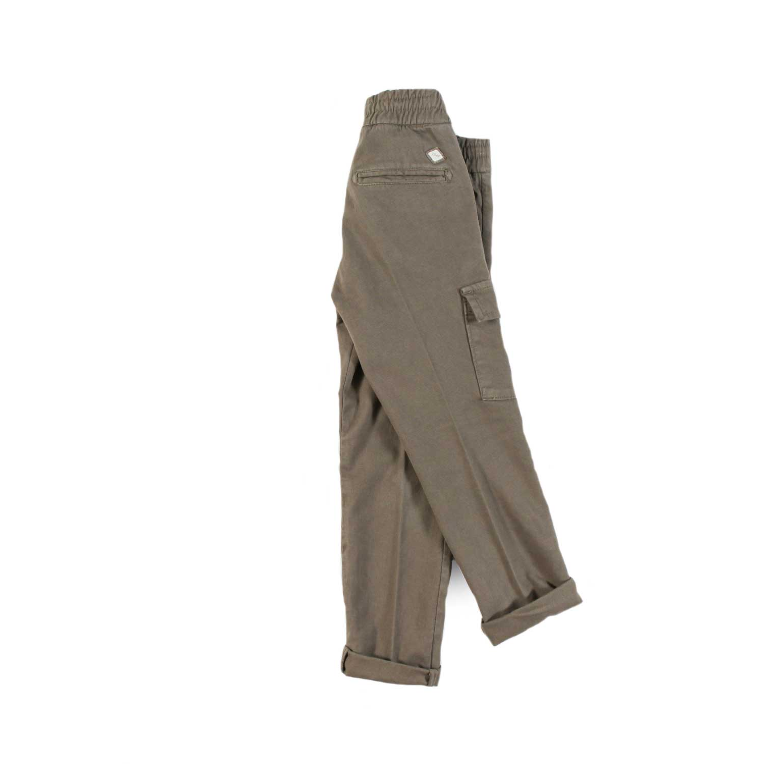 Nupkeet Pantalone con Tasconi e Coulisse in Operato Stretch – Toblino Italia