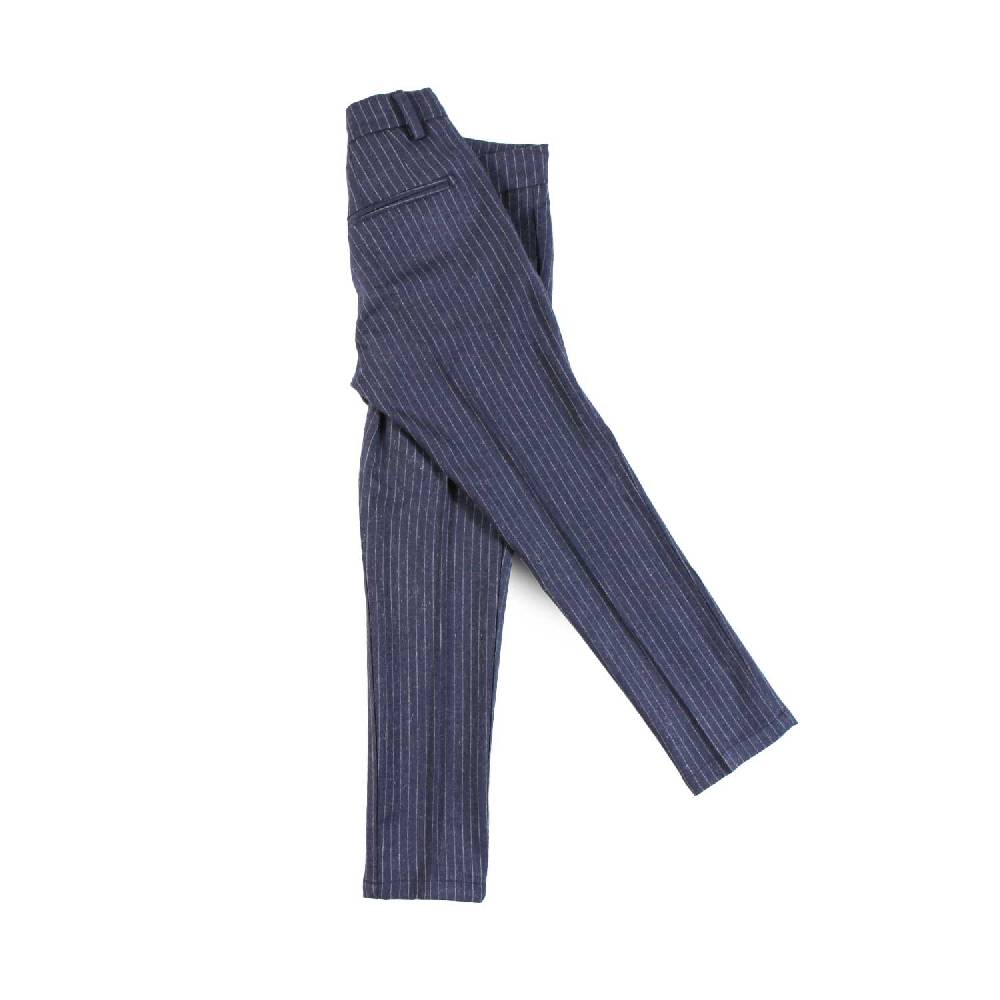 Nupkeet Pantalone con Pinces in Gessato – Annone Qualità