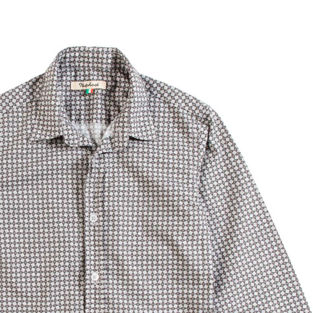 Nupkeet Camicia in Popeline Stampa Geometrica – Piave Novità