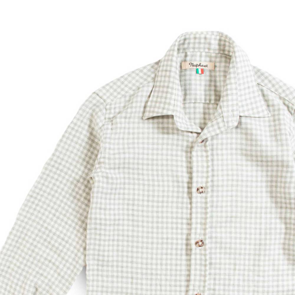 Nupkeet Camicia a Quadri in Flanella – Tovel In Vendita